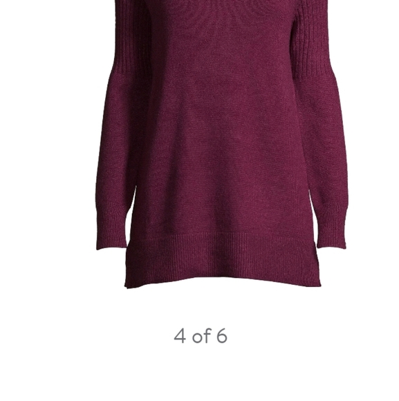 Women's Cowl Neck Sweater - Picture 3 of 10